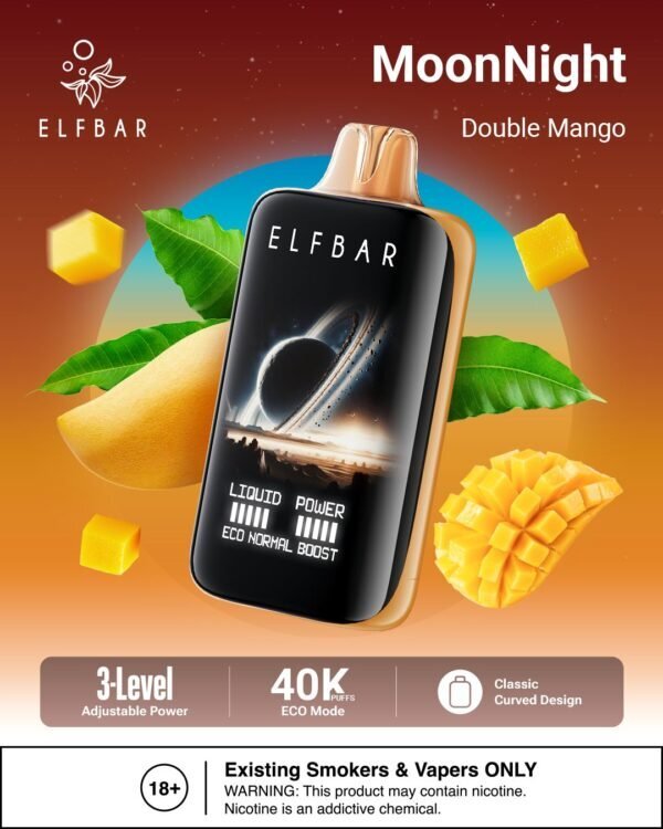 Elfbar MoonNight 40000 puffs Double Mango