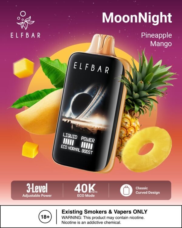 Elfbar MoonNight 40000 puffs Pineapple mango